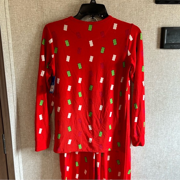 NWT XS JCPenny Haribo Red Gummy Bear Christmas Pajama Set - Picture 7 of 12